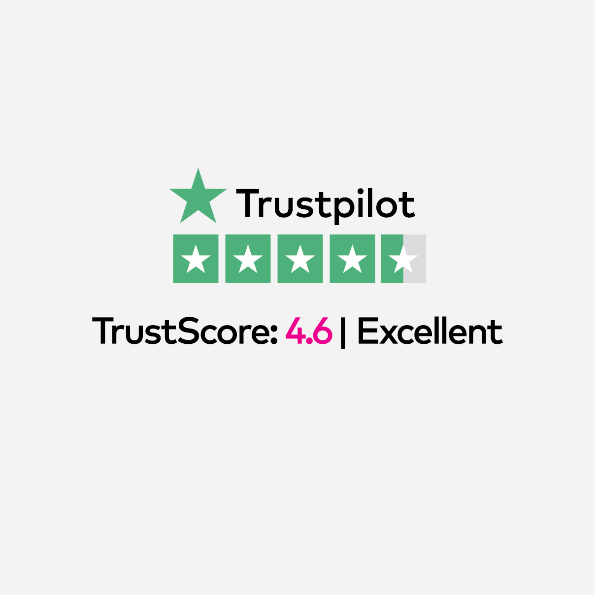 Trustpilot Score 4.6