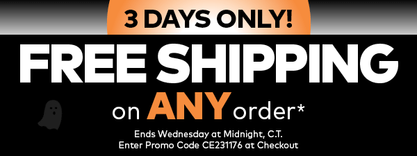 3 Days Only! Free Shipping on ANY Order!