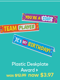 Plastic Deskplate Award