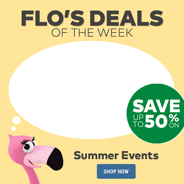 Save Up to 50% on Supplies for Summer Events.
