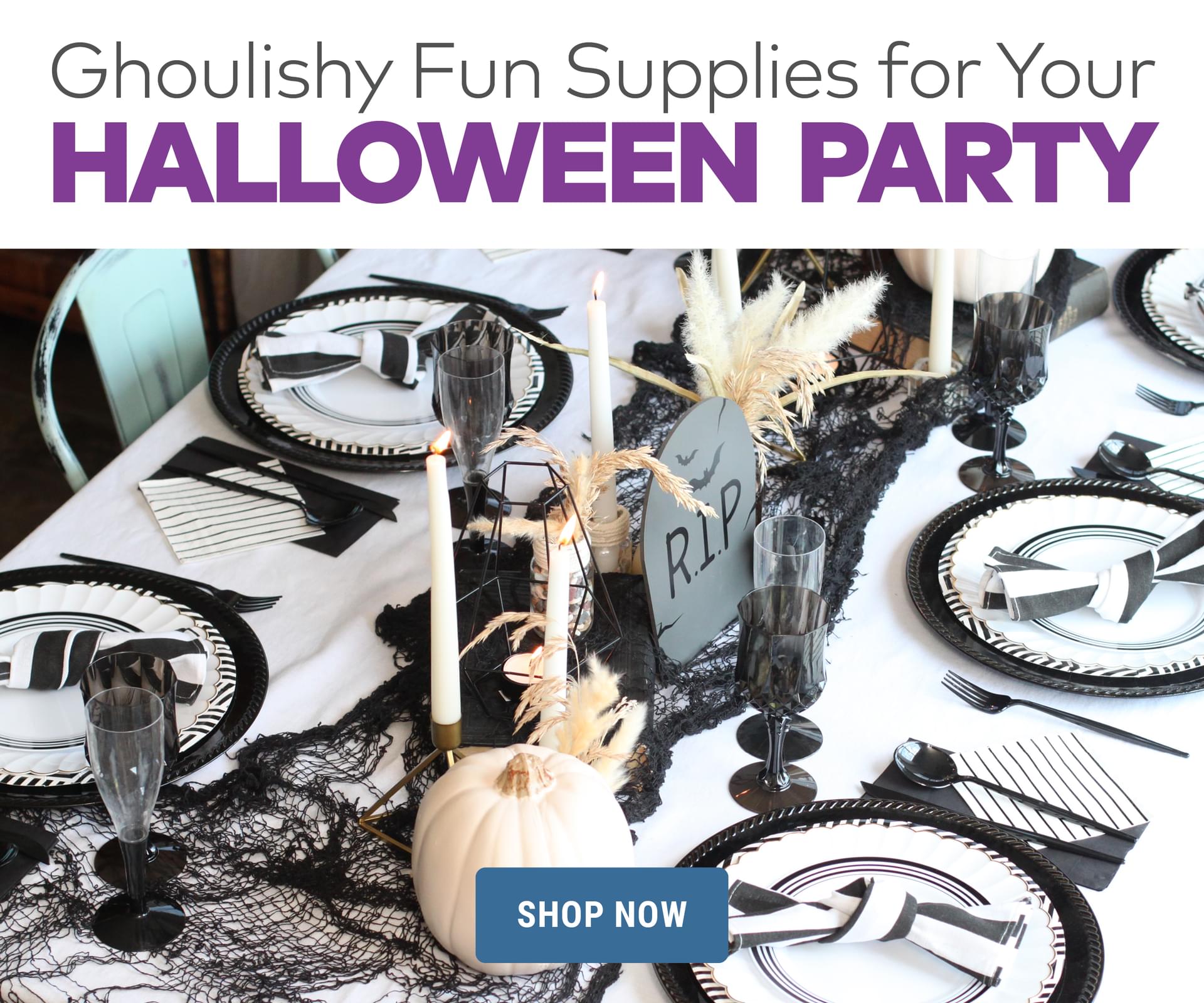 Halloween party supplies!