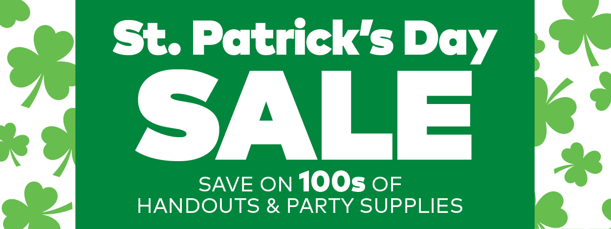 St. Patrick's Day Sale.