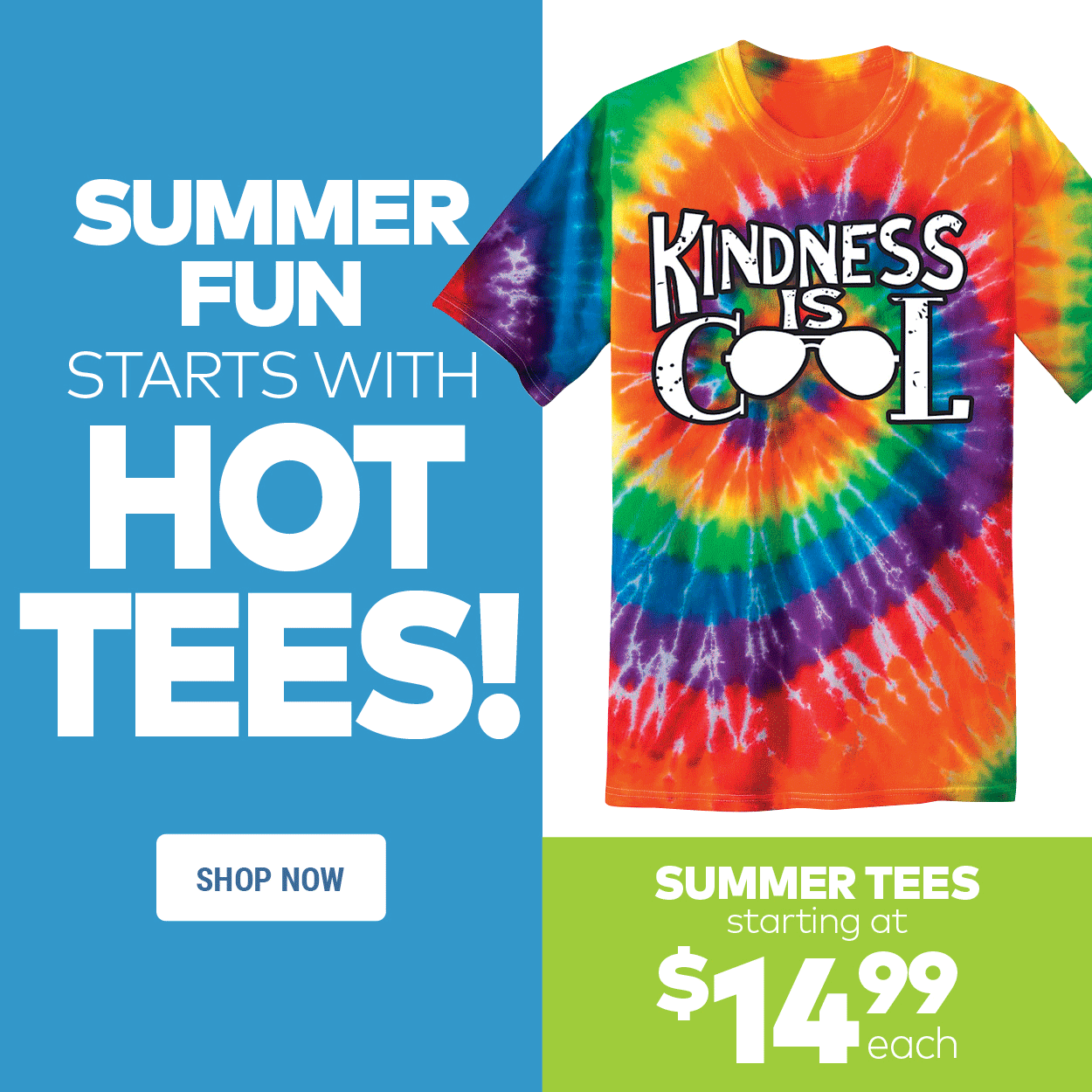 Summer Fun Starts with Hot Tees!