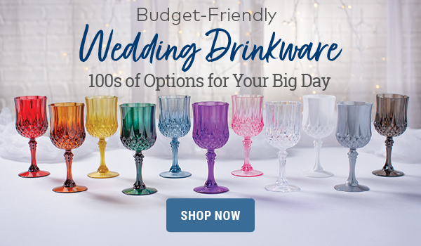 Budget-Friendly Wedding Drinkware.