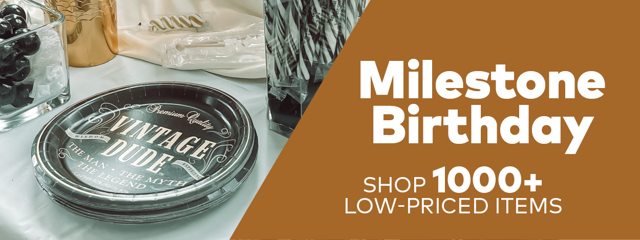 Shop Milestone Birthday
