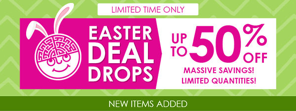 Easter Deal Drops! up to 50% off! 