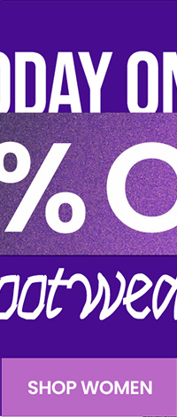 TODAY ONLY UP TO 50% OFF* FOOTWEAR. shop womens