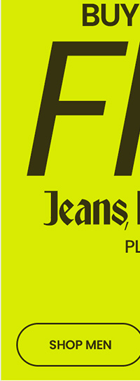 buy one, get one free* jeans, pants, or cargos plus, free shipping. shop mens