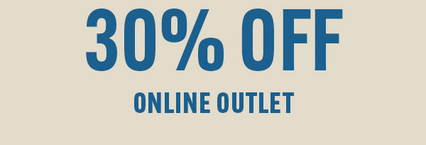 30% Off Online Outlet