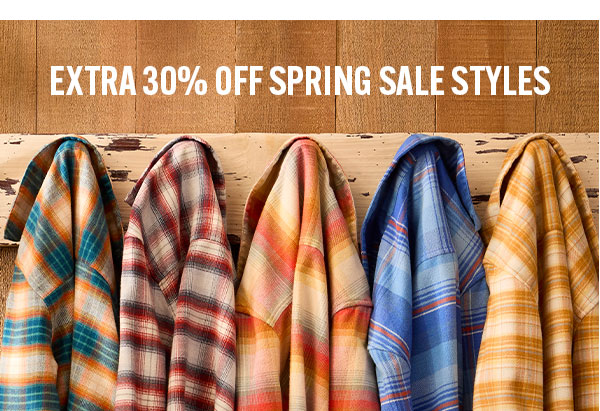Extra 30% Off Spring Sale Styles
