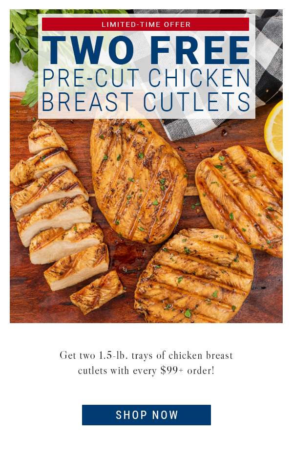 💥 FREE 💥 Chicken Breast Cutlets Perdue Farms