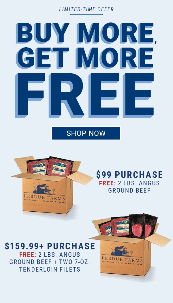 Free Ground Beef, Tenderloins & Shipping Perdue Farms