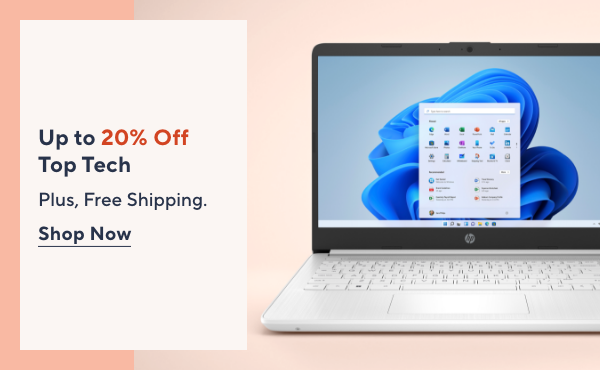 Up to 20% off Top Tech