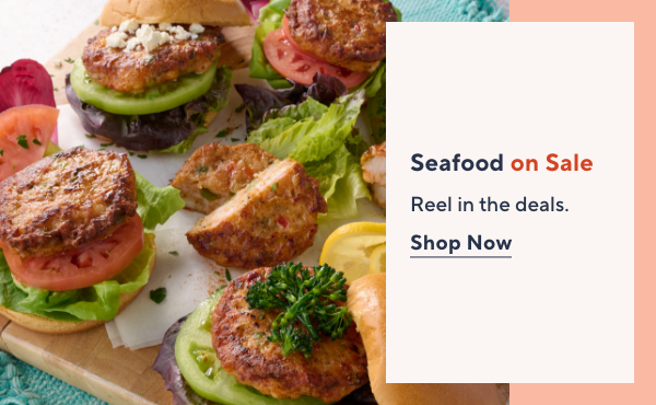 seafood on sale