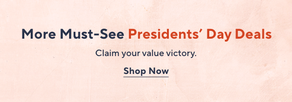 presidents day sale