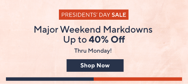 presidents' day sale
