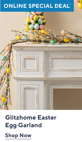 Glitzhome Easter Egg Garland