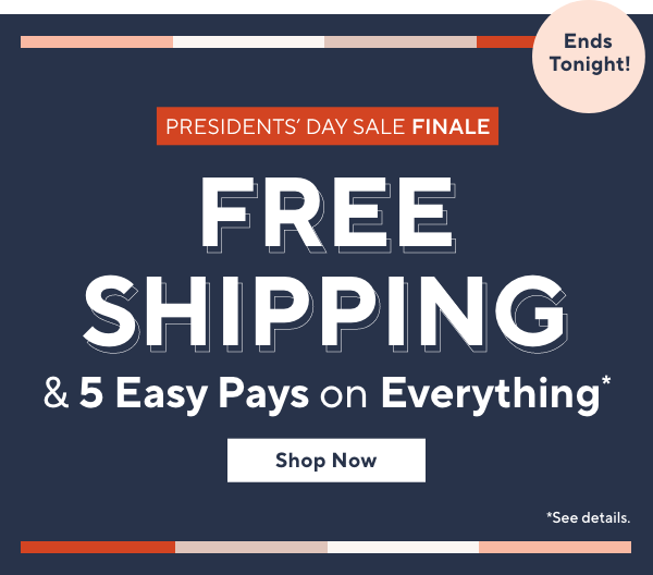 presidents' day sale FINALE