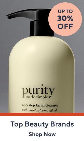 Up to 30% off Top Beauty Brands