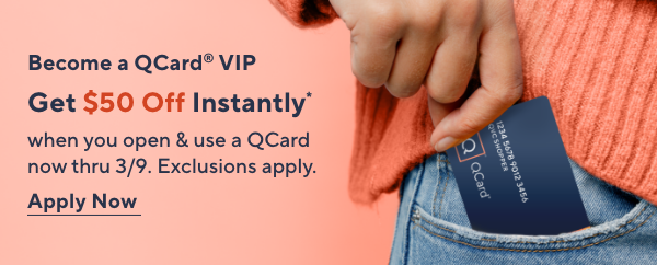Become a QCard VIP