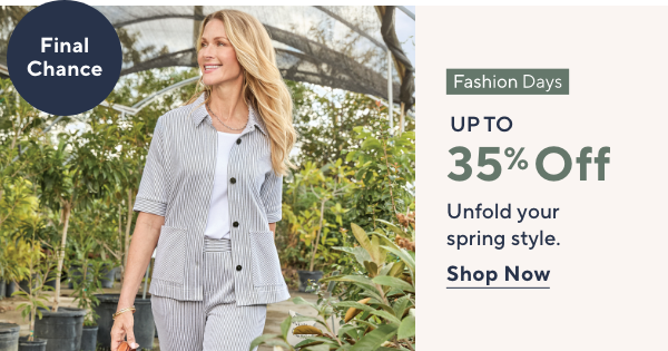 Fashion Days Final Chance