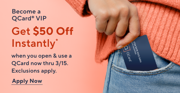 Get $50 Off w/QCard