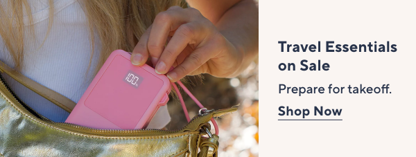 Select Sale on Travel Essentials