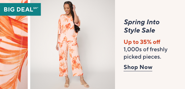 Spring Into Style Sale - 1,000s of Fashion on Sale