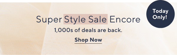 Super Style Sale Encore