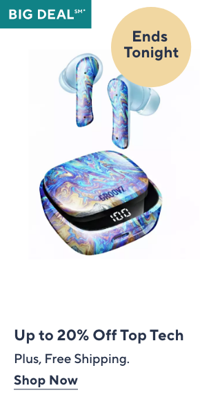 Up to 20% off top tech, ends tonight!