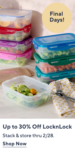 ALL Lock N' Lock SPR up to 30% off