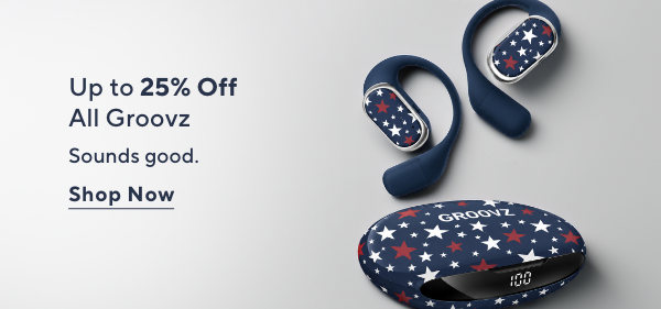 Up to 25% Off All Groovz