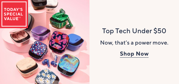 Top Tech Under $50