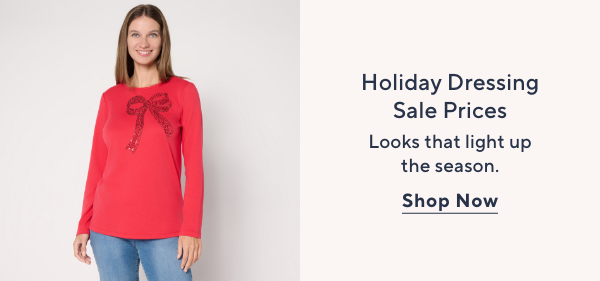 Holiday Dressing Sale Prices