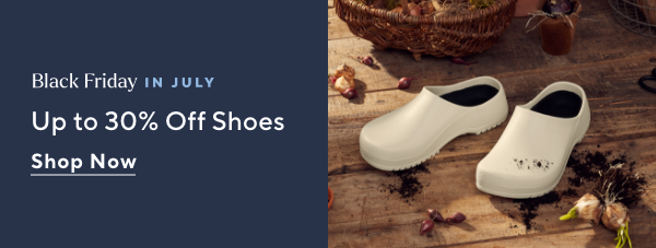 Up to 30% Off Shoes