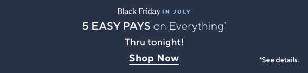 5 Easy Pays on Everything