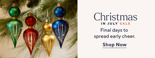 Christmas in July Sale Final Days!