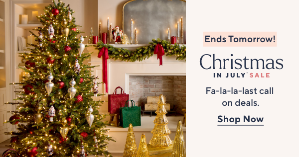 CIJ sale ends tomorrow