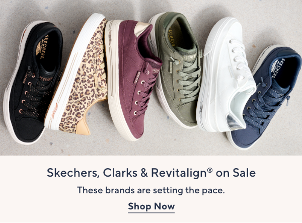 Skechers, Clarks & Revitalign on Sale