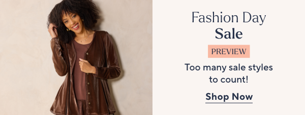 Fashion Day Sale Preview