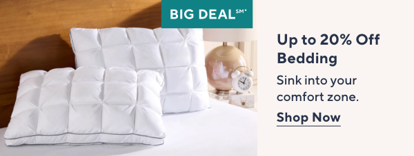 Up to 20% Of Bedding