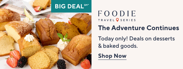 Foodie Travel Series - The Adventure Continues, Plus One-day-only dessert deals & bite-size bliss