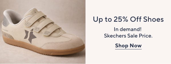 Up to 25% Off Shoes