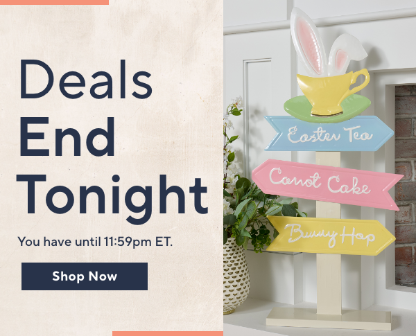 Deals End Tonight