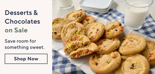 desserts and chocolates sale