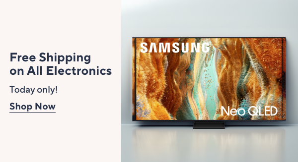 Free Shipping on All Electronics