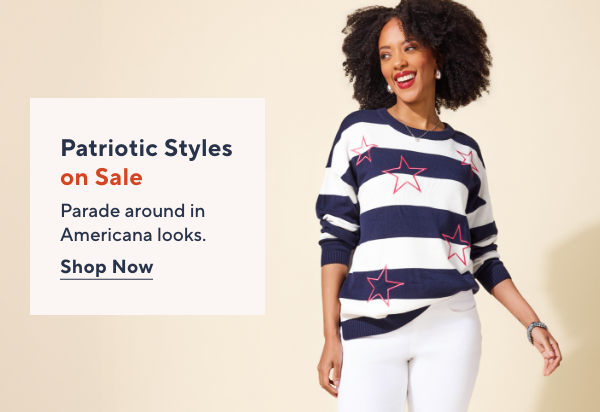Patriotic Styles on Sale