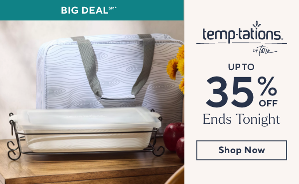 Temp-tations Up to 35% Off Ends Tonight