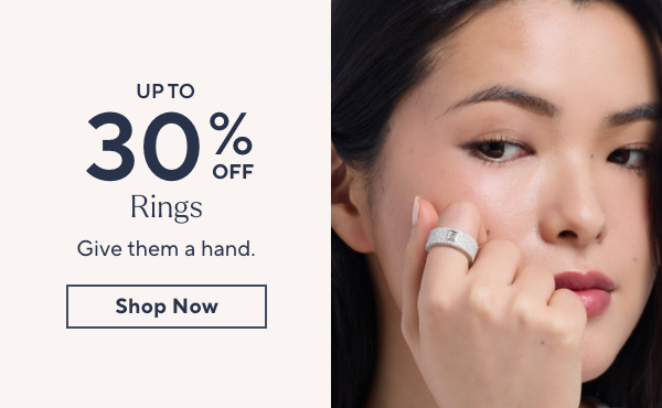 Up to 30% Off Rings