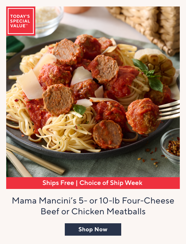Mama Mancini's Meatballs TSV